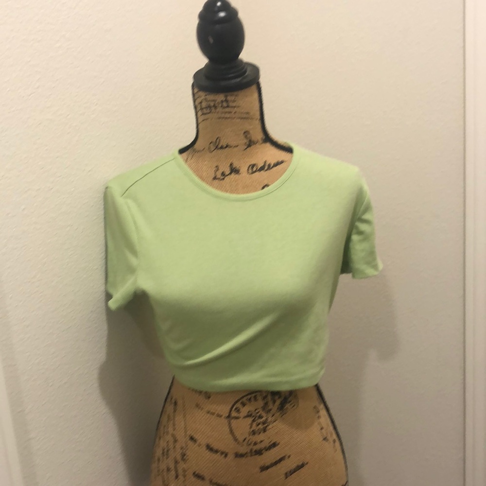 Shein green shirt